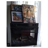 Dimplex Electric Fireplace Insert, Wall Art