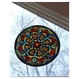 2 Stained Glass Hangings