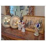 Victorian Fashion Illustration Prints, Figurines