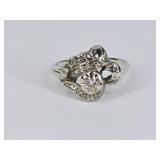 3.64 Grams 14K Gold & Diamonds Antique Ring