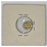 1865 Minature Mexican Gold Coin / Token