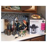 Kitchen: Sm. Appliances, Pots, Pans, Decor