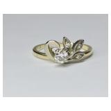 3.10 Grams 14k gold & Antique Diamond Ring