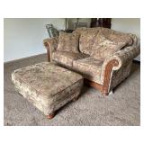 Loveseat and Ottoman