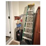 Fiberglass Ladder, Ironing Board, Cleaning