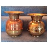 (2) Union Pacific Railroad Spittoons