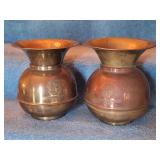 (2) Redskin Chewing Tobacco Spittoons