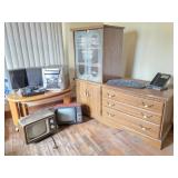 TV Stand, Tables, Dvds, VHS, Tube TVs