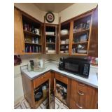 Kitchen Table, Small Appliances, Swung Vase