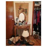 Wood Vanity, Fenton, Purses, Seashell Lamp
