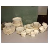 Ruby Red Ashtrays, China, Snack Sets