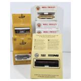 8 Bachmann HO Gauge Train Cars & Trolleys w/ Boxes