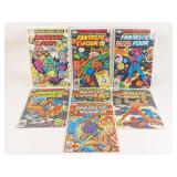 (7) Marvel Comics Fantastic Four 1970's & 80's