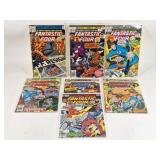 (7) Marvel Comics Fantastic Four 1970's