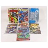 MC Inhumans 70's, Avengers 90's, Hulk, Milestones