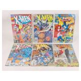 (6) Marvel Comics X-Men 1990's