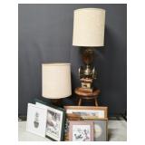 Coffee Grinder Style Lamps, Framed Art