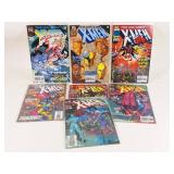 (7) Marvel Comics The Uncanny X-Men 1990's