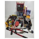 2 Craftsman Cordless Drills, Chain Sharpener,
