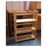 Kitchen Island, Folding Shelves