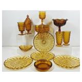 Vintage Amber Glass: Le Smith, Indiana & Anchor