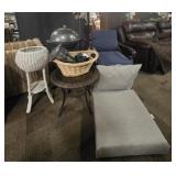 Hampton Bay Faux Wicker Chair, Grill, Table & More