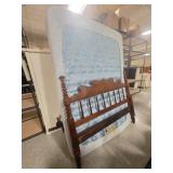 Full Size Headboard, Frame, Mattress, & Box Spring