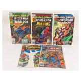 (5) Marvel Comics Marvel Team-Up 1970's