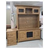 Bernhaus Entertainment Cabinet & Filing Cabinet