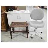 Kangaroo Sewing Cabinet, Chair, Bench Seat, Vise