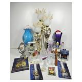 Hollywood Regency Lily Lamp, Christmas