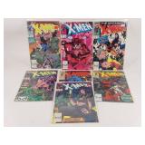 (7) Marvel Comics The Uncanny X-Men 1990's