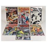 (7) Marvel Comics Fantastic Four 1980's