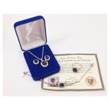 Royal Heirloom Jewelry: Earrings, Bracelet, Ring