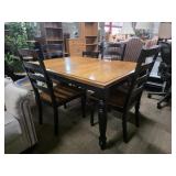 Country Style Kitchen Table w/ 5 Chairs