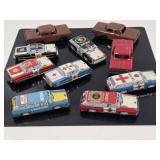 Vintage Tin Litho Toy Cars: Police & More