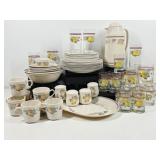 Vintage 80's Corelle By Corning Dinnerware