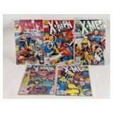 (5) Marvel Comics X-Men 1990's