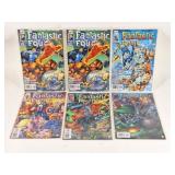 (6) Marvel Comics Fantastic Four Reborn 1990's