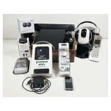 Security Cam, Headphones, Speaker, Cords