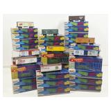 34 Roundhouse HO Gauge Train Cars w/ Boxes