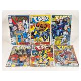 (6) Marvel Comics Cable 1990's