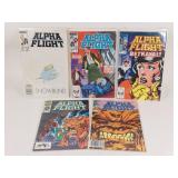 (5) Marvel Comics Alpha Flight 1980's