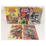 Marvel Comics Alpha Flight 1980's