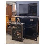 Asian Cabinet, Bedside Table, TV & Blu-Ray