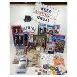 Political & Campaign: Buttons, Dolls & More