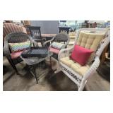 Outdoor Furniture: Faux Wicker, Wicker, Table
