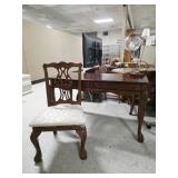 Desk and Chair, Table Lamp