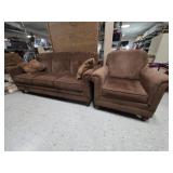Clauser Furniture Matching Sofa & Chair