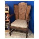 Accent Wood Chair, Thomas Kinkade Throw, Pillows